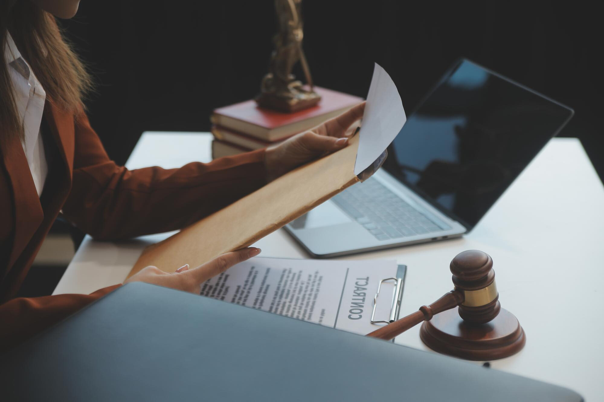 Power of Attorney documentation being read.
